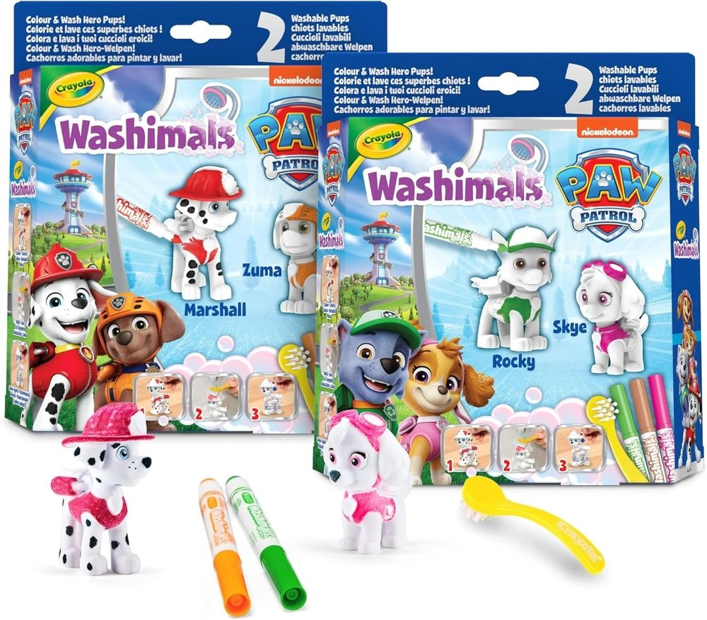 Crayola Washimals Paw Patrol Activity Set Washimals Paw Patrol Activity Set - Pack Of 2
