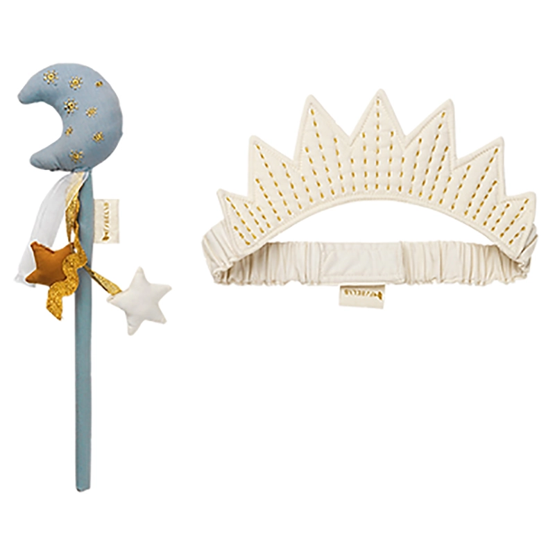 Fabelab Moon Fairy Wand & Tiara Set - 2pcs