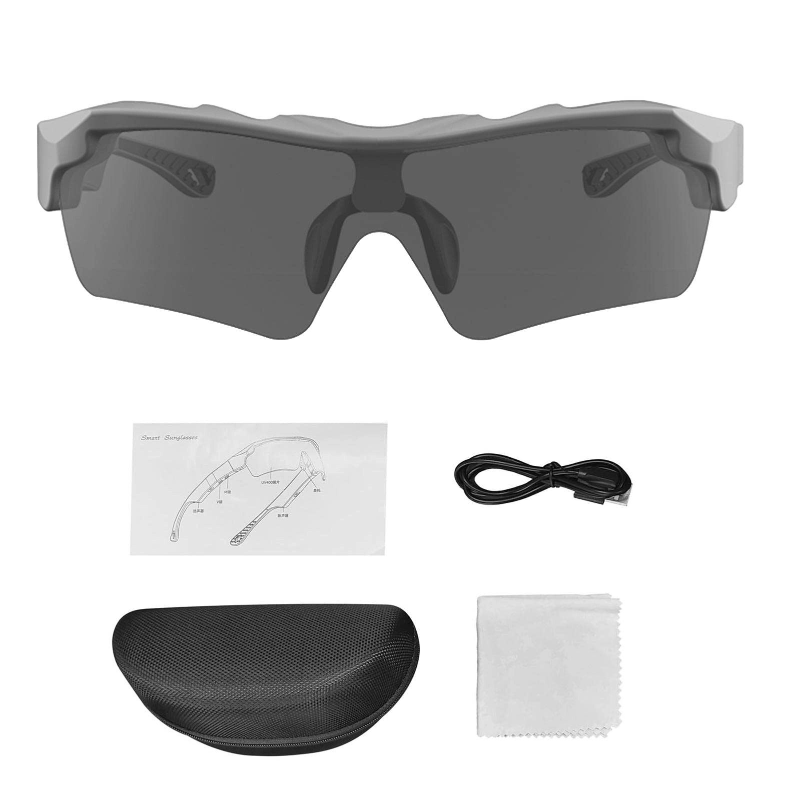 HLLGT Smart Audio Sunglasses - 2 Pcs Open Ear Music Hands-Free Calling
