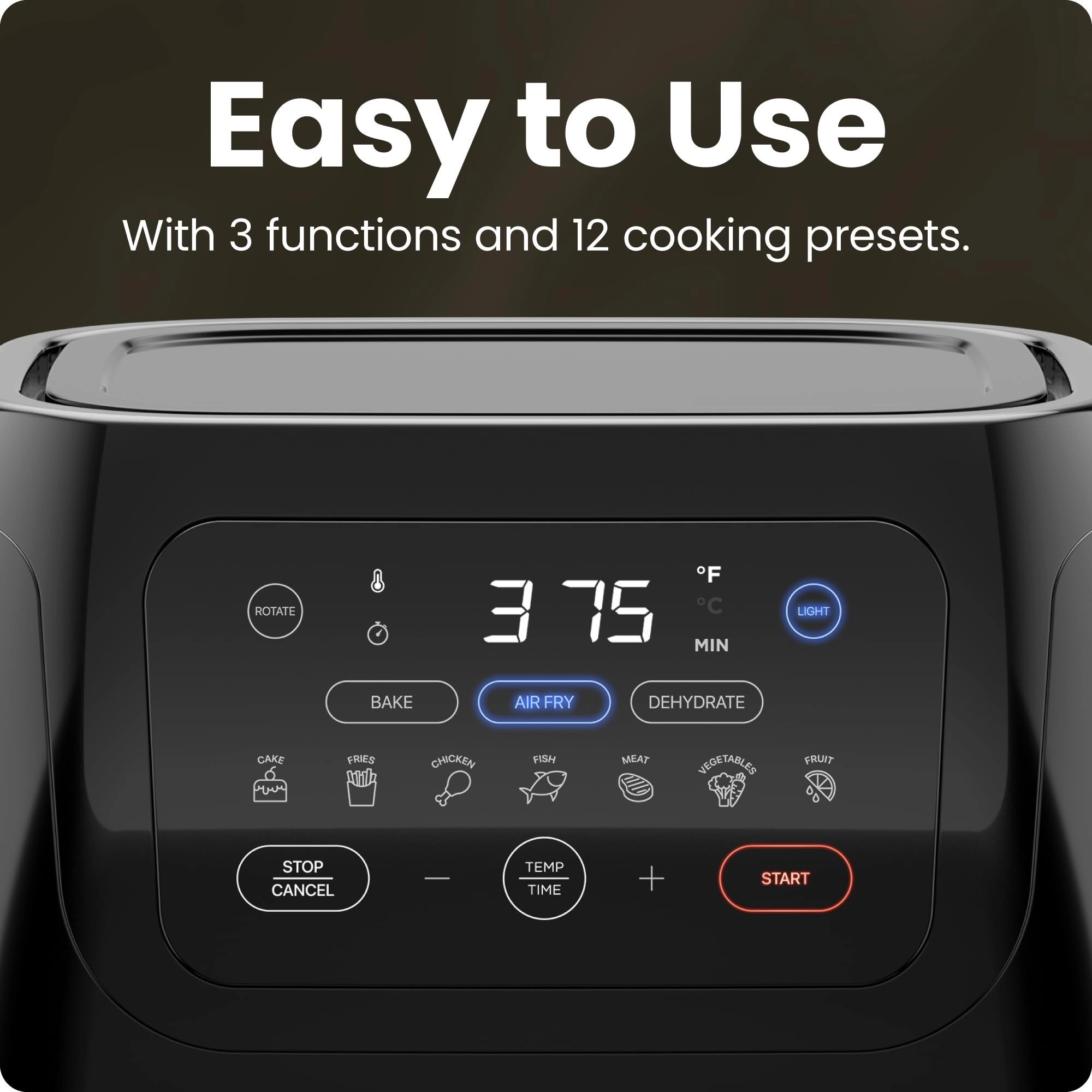 Multifunctional Digital Air Fryer+ XL RJ38-10-RDO-V2-UK