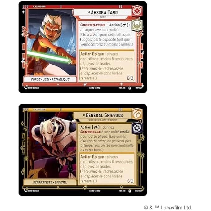 STAR WARS: UNLIMITED TWILIGHT OF THE REPUBLIC - 2 PLAYER STARTER KIT TRADING CARD GAME (French)