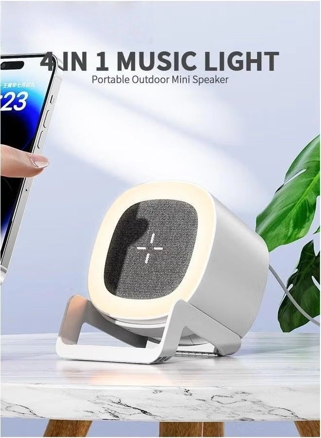 Bluetooth Speaker - 4-in-1 RGB Wireless Charger