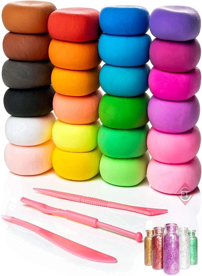Firstly Air Dry Clay - Non-Toxic Sculpting Tools 24 pcs.