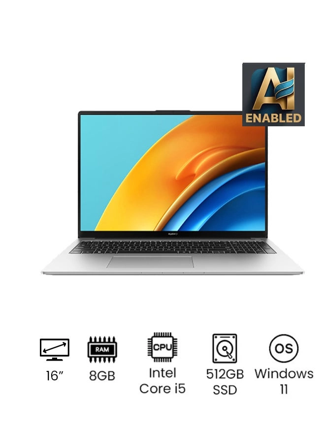 MateBook D 16 MitchellF - 16'' Core i5-12450H 8GB DDR4 512GB SSD
