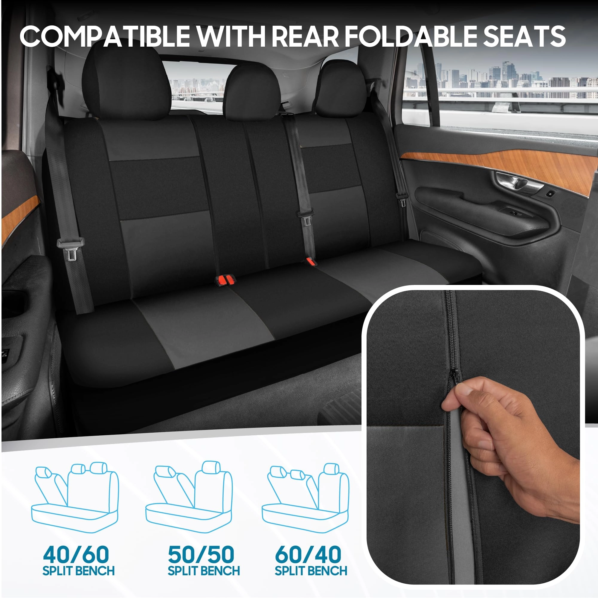 PolyPro Car Seat Covers - Solid Beige Universal Fit