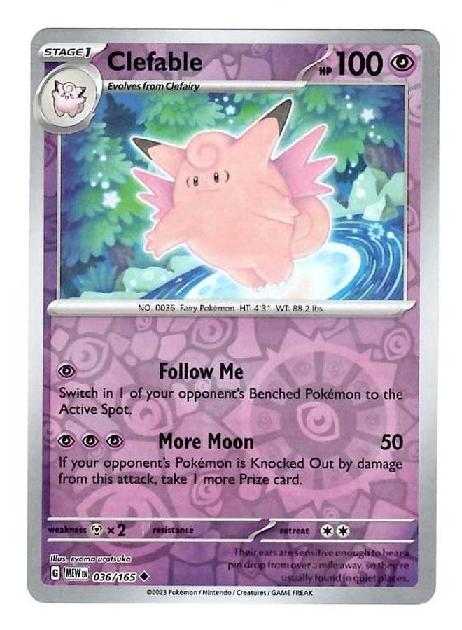 Pokémon Clefable 036/165
