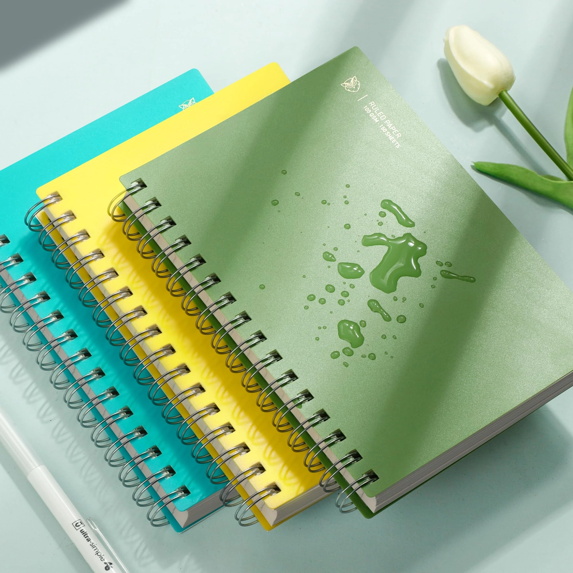 Notebook A5 Spiral - Lined 150 Sheets