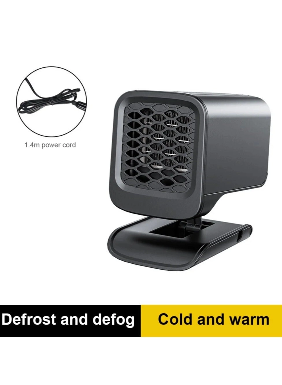 Car Electric Heater Fan - 12V 120W 360 Rotating