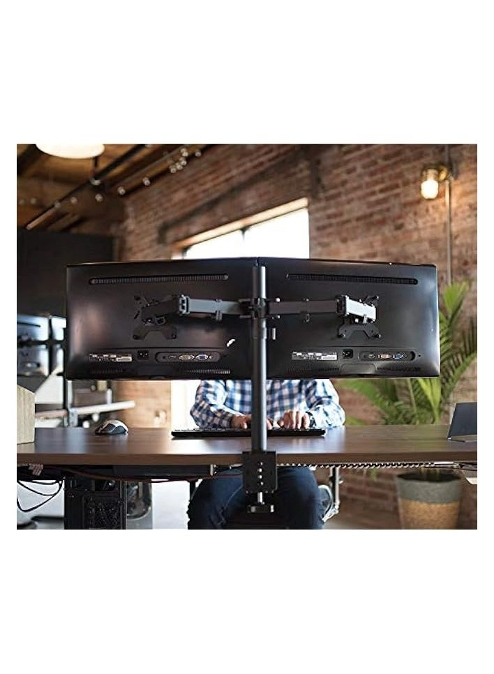 Dual Monitor Stand - 32 Inch 75mm x 75mm or 100mm x 100mm