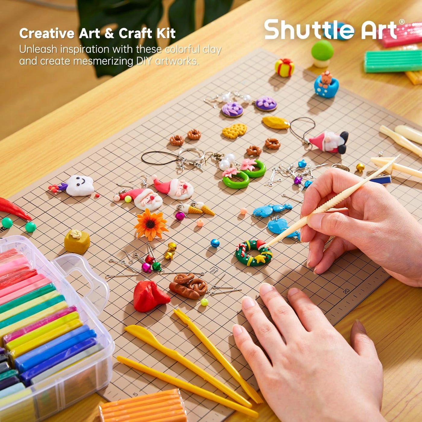 polymer clay set - Polymer Clay 200g 57pcs.