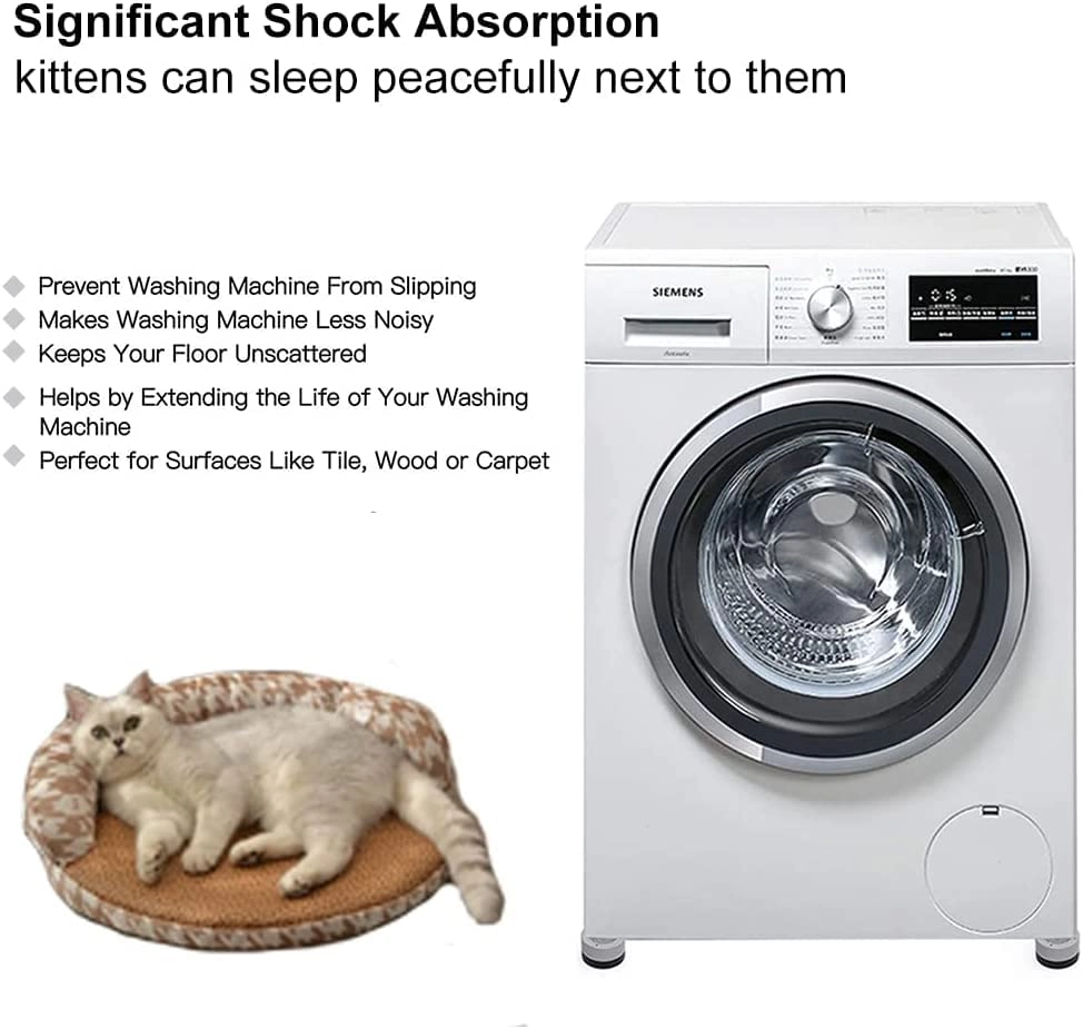 Anti Vibration Pads - Washing Machine Tread Grip Non Slip