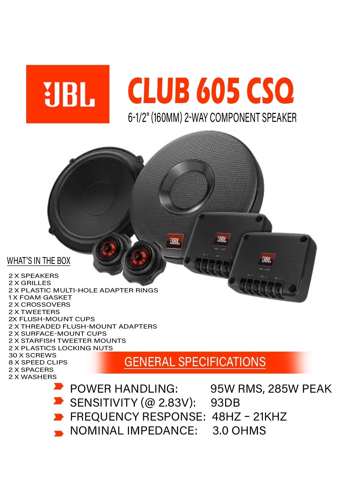 Club 605Csq - 160mm 2-way