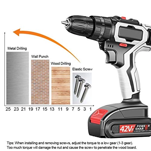 42VF Cordless Drill - 7500mAh
