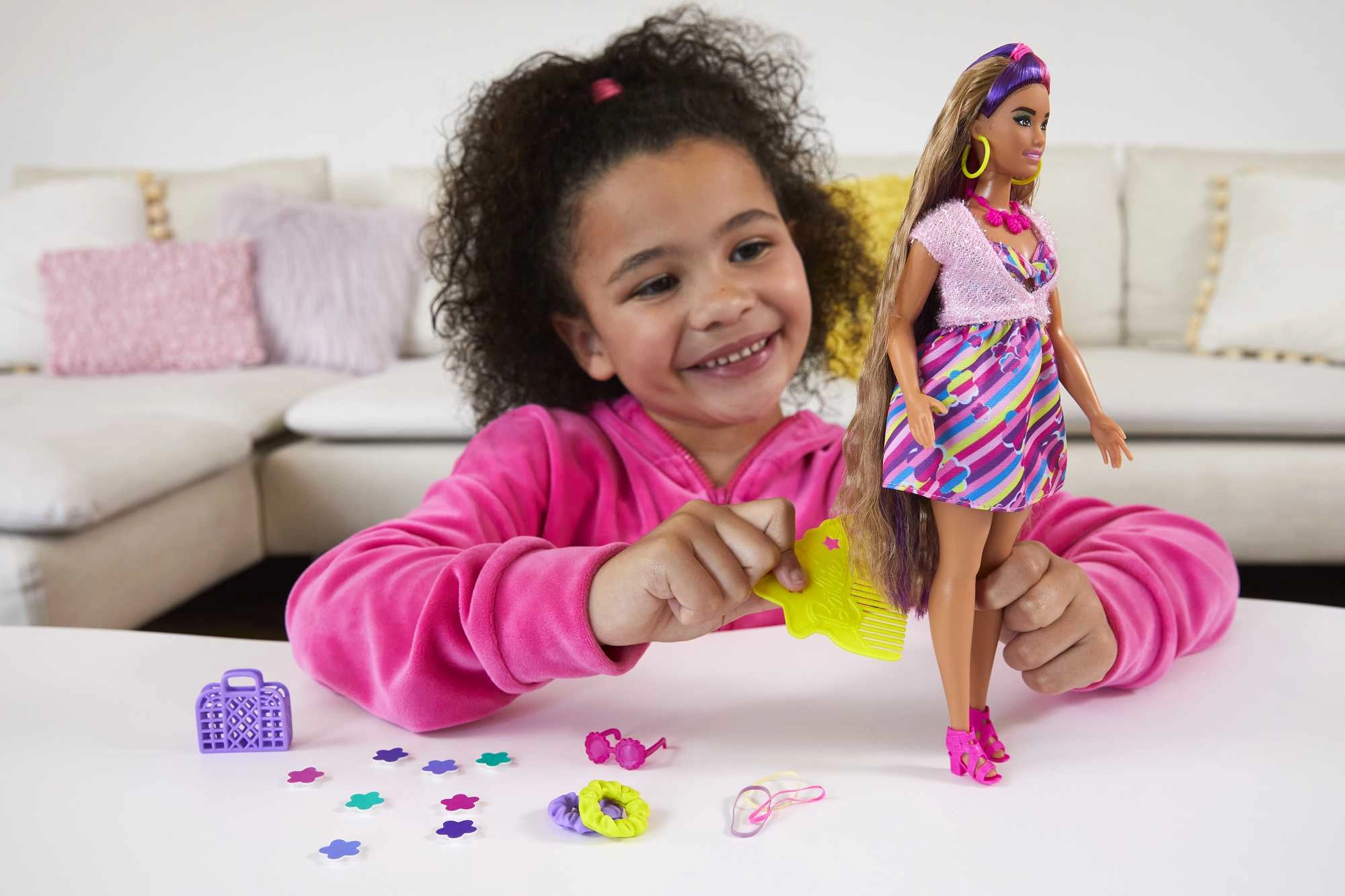 Barbie Totally Hair - Pink 8.5in hair
