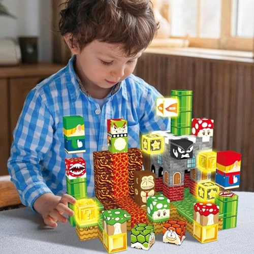 Magnetic Building Blocks - 100 pcs