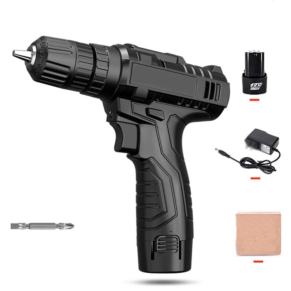 12V Lithium Electric Drill - Two-Speed Rechargeable