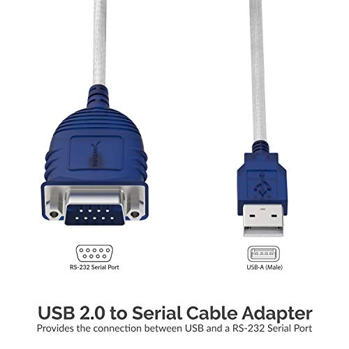 USB 2.0 to Serial Converter Cable - 9 Pin DB 9 RS 232