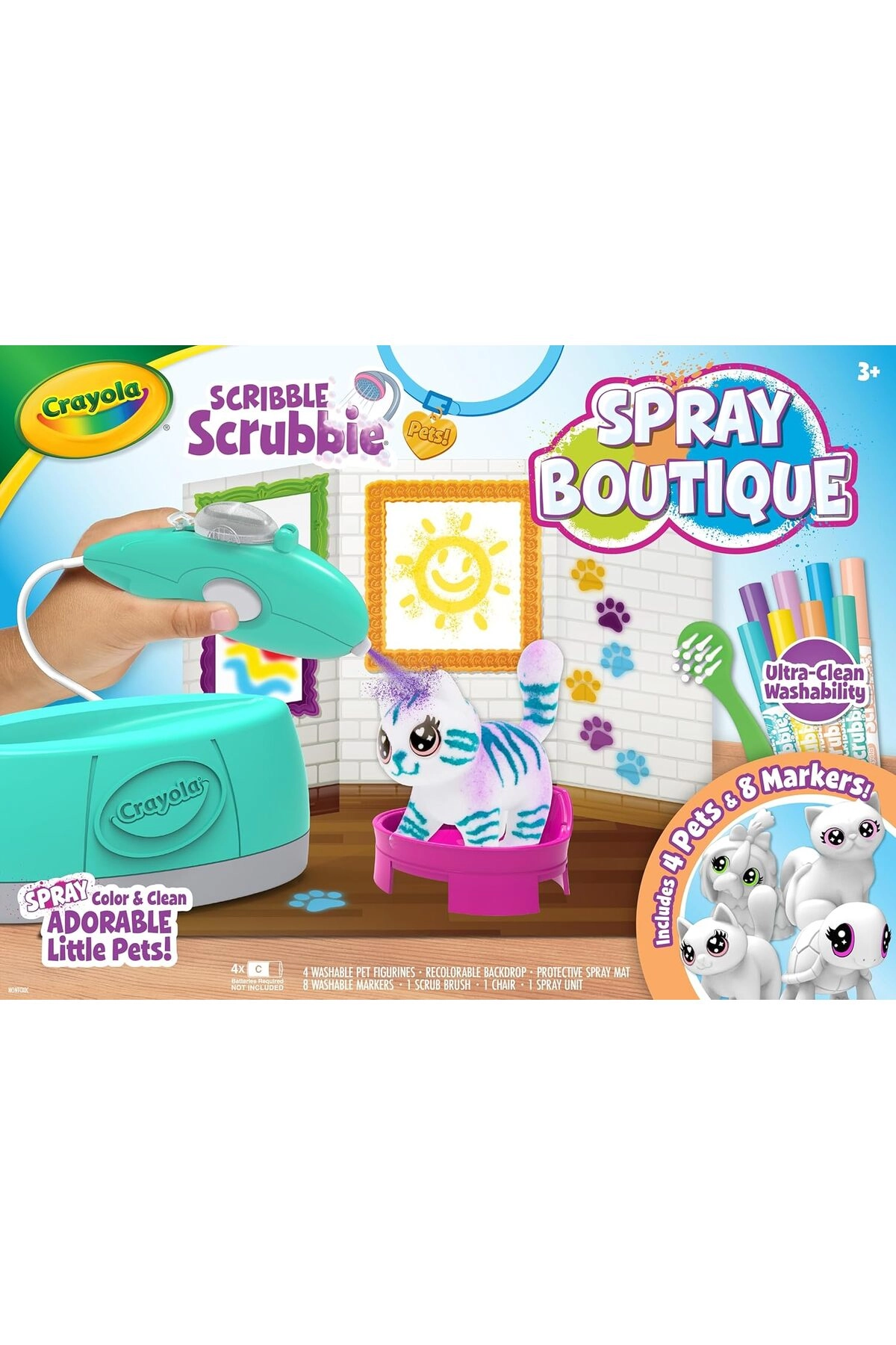 COLOR LAND CHILDRENS TOYS CENTER LLC Scribble Scrubbie Spray Boutique - 3+ years 1 Piece