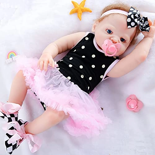 Reborn Baby Doll - 22 Inch Vinyl Girl Ages 3+