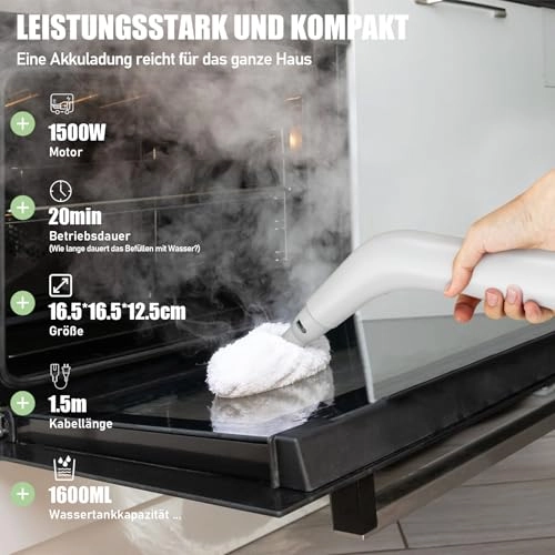 Handheld Steam Cleaner - 1.6 litre
