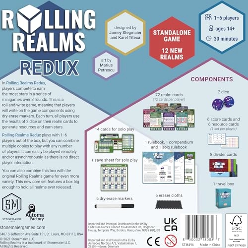 Rolling Realms Redux - Roll-and-Write