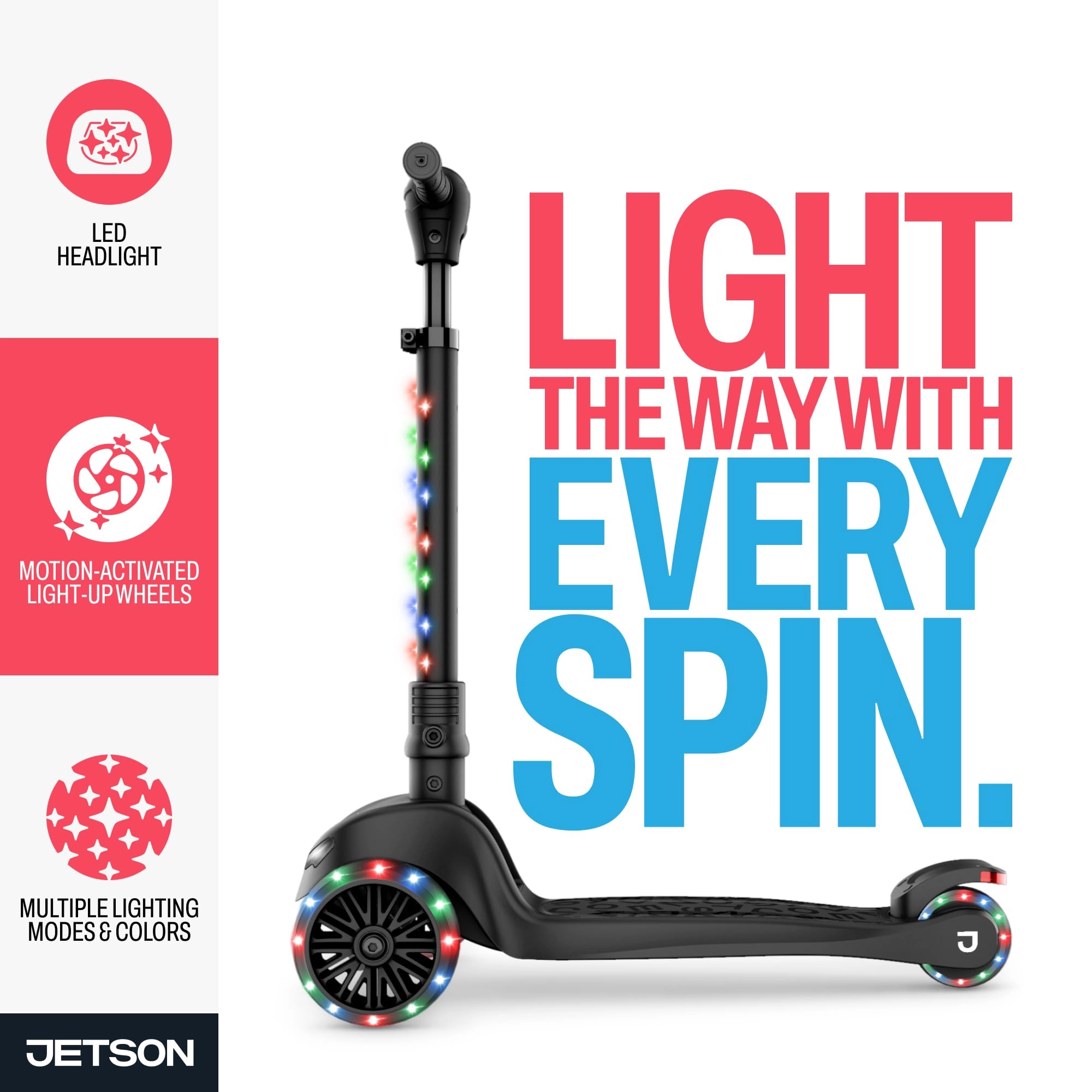 Jupiter Mini - 3-Wheel Foldable LED