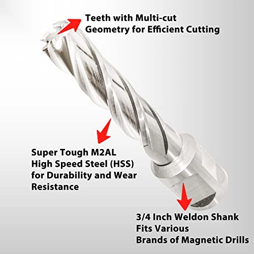 Annular Cutter - High Speed Steel (HSS) 1 0.5 Inches