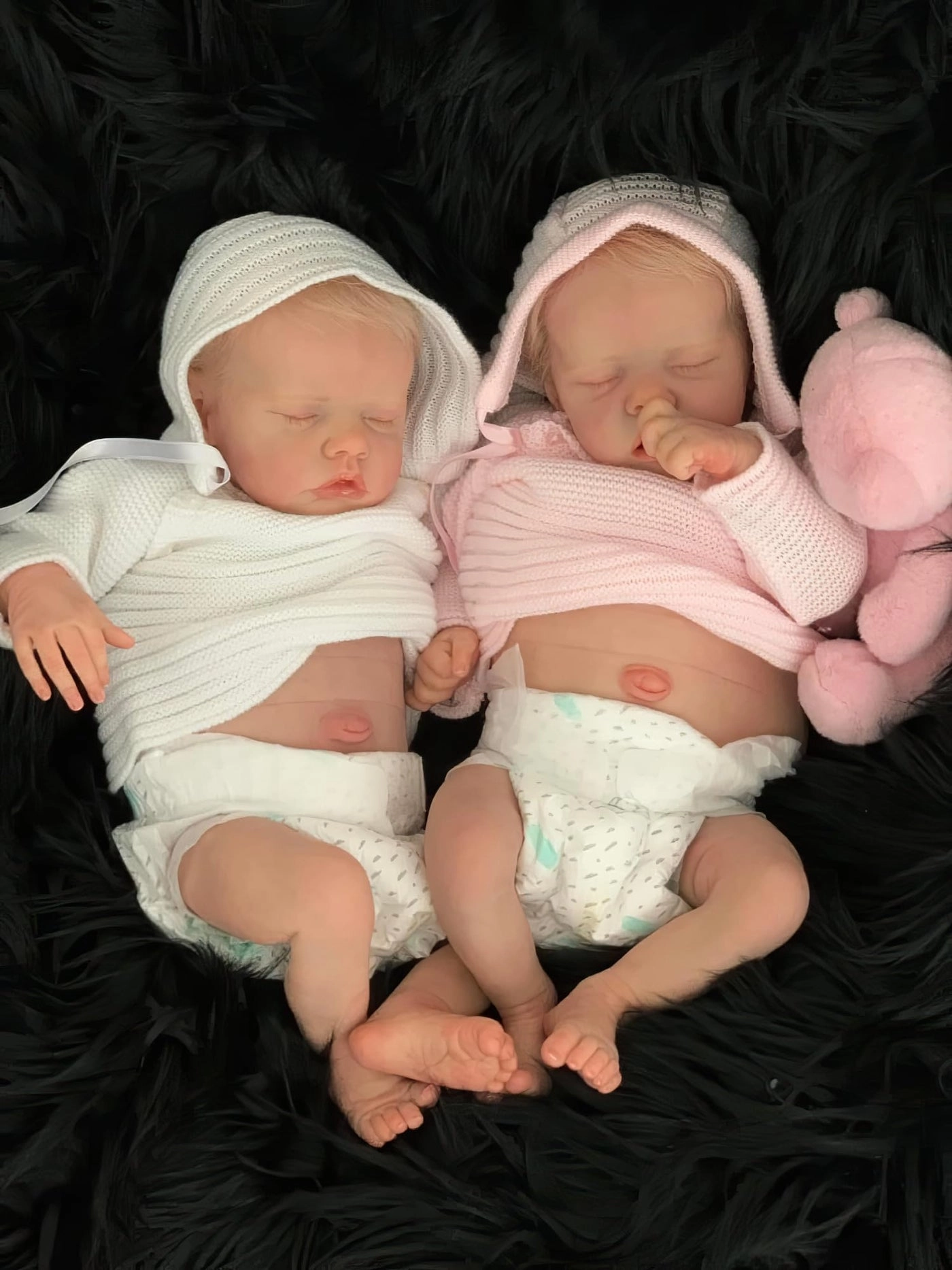 Reborn Baby Doll - 18 Inch Full Body Vinyl Boy & Girl Gift Set