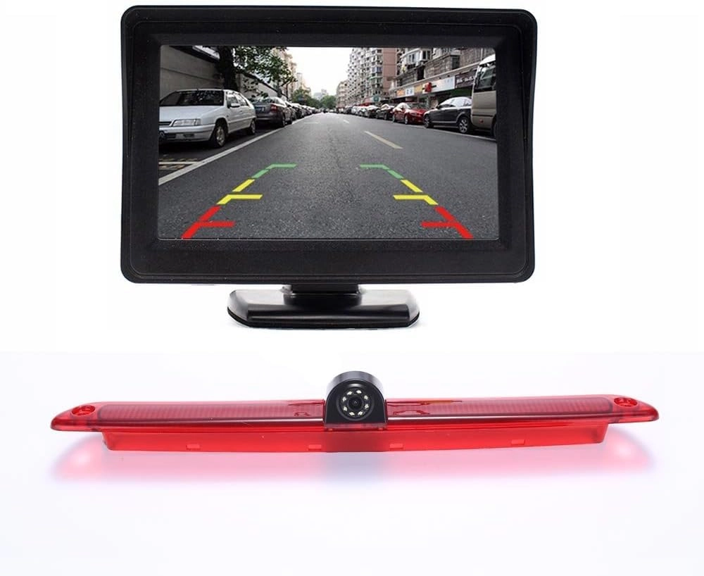 Rückfahrkamera+7''Rückspiegel - Night vision 1280 x 720 pixels