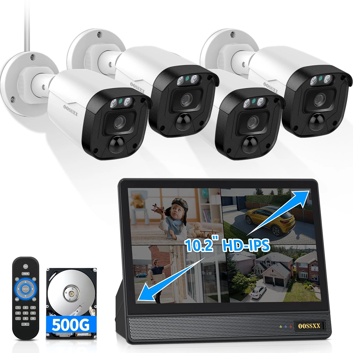 All-in-One 5MP - 4 cameras 4 channels