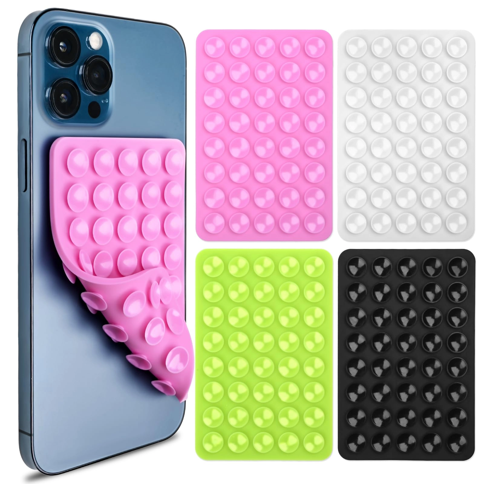 UOEPOWA Double Sided Silicone Cup Phone Case Mount