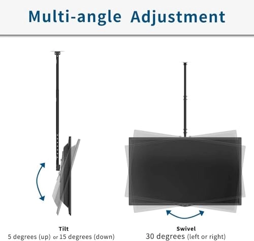 TV Ceiling Mount - 50kg 32-75 inch