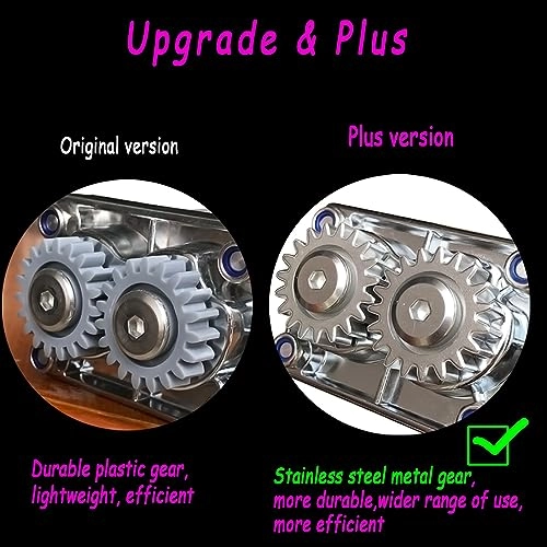 Meat Tenderizer - Stainless Steel Gears White