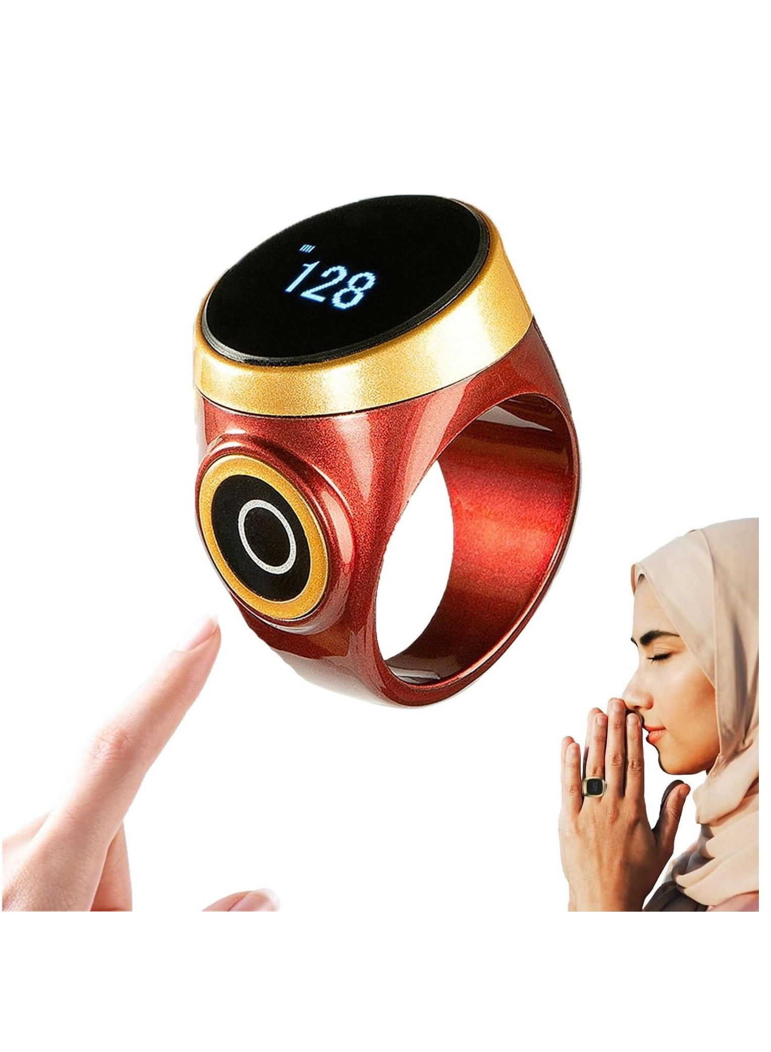 Generic OLED Display - Skin-Friendly Adjustable Silicone; TYPE-C Charging Port