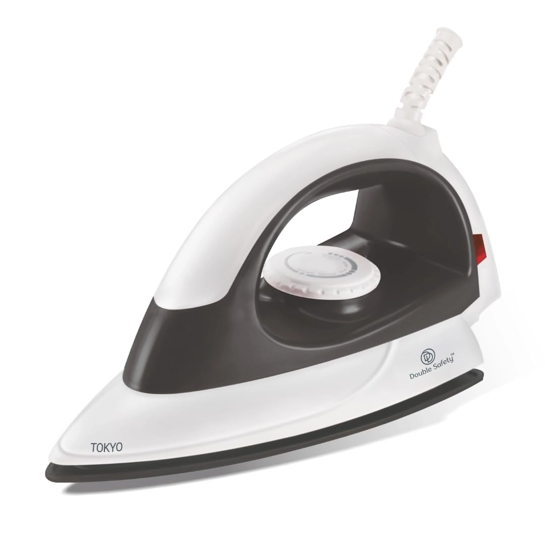 Double Blessings Tokyo Dry Iron - 1000W Black and white