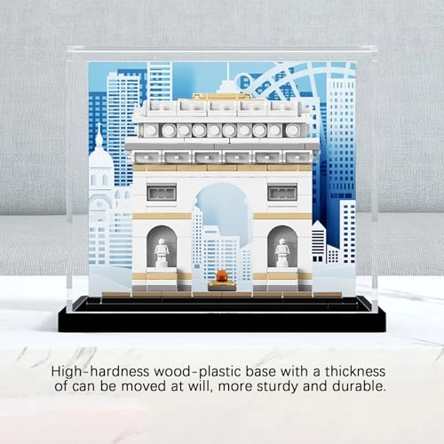 Display Case - 3MM Compatible with 21036 Arc de Triomphe