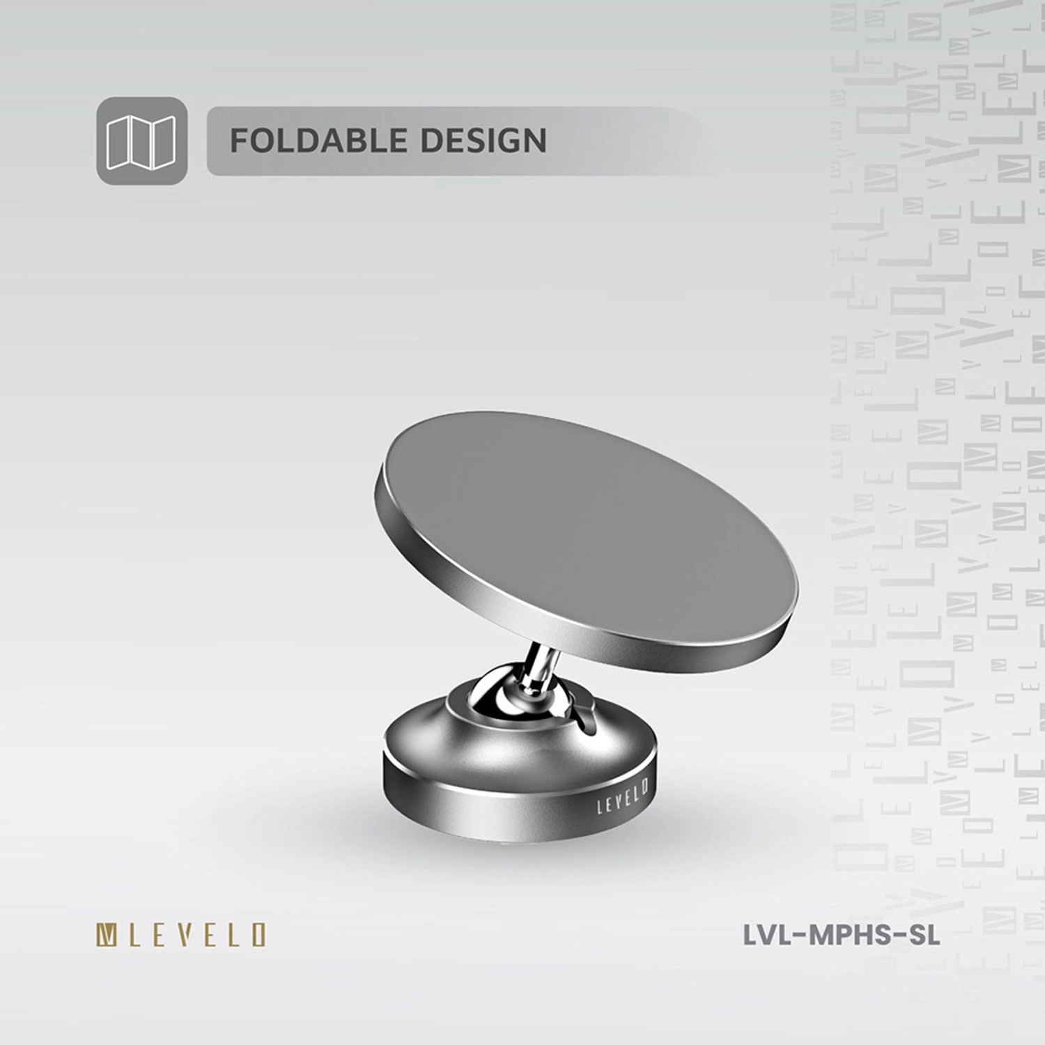 Magnifica - Car Mount Holder 360 Degree Silver