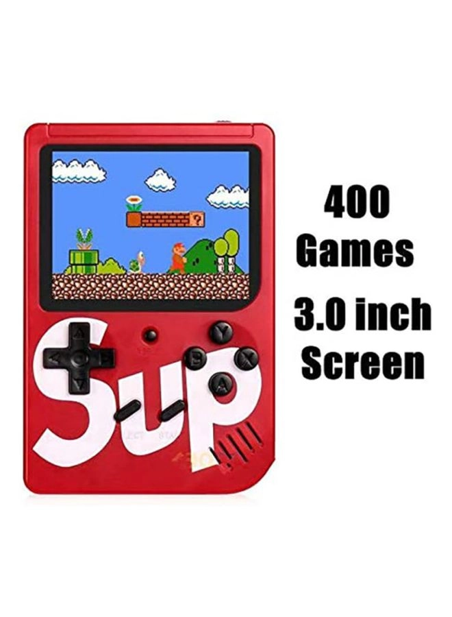 Handheld Game Console - 400 Built-in Games 3-Inch Color Screen Rechargeable Battery