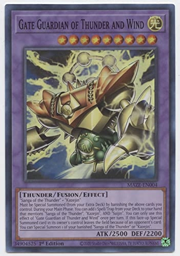 Maze of Memories Gate Guardian of Thunder and Wind MAZE-EN004