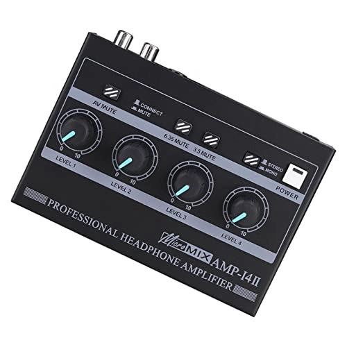 Headphone Amplifier - Portable Compact RCA 6.35Mm 3.5Mm Input