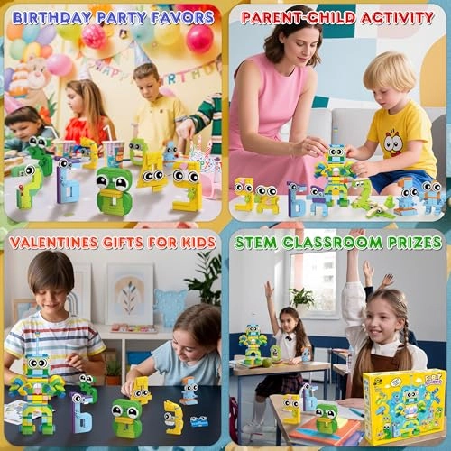 12 Pack Building Blocks Set - 6 years and up 355 pieces