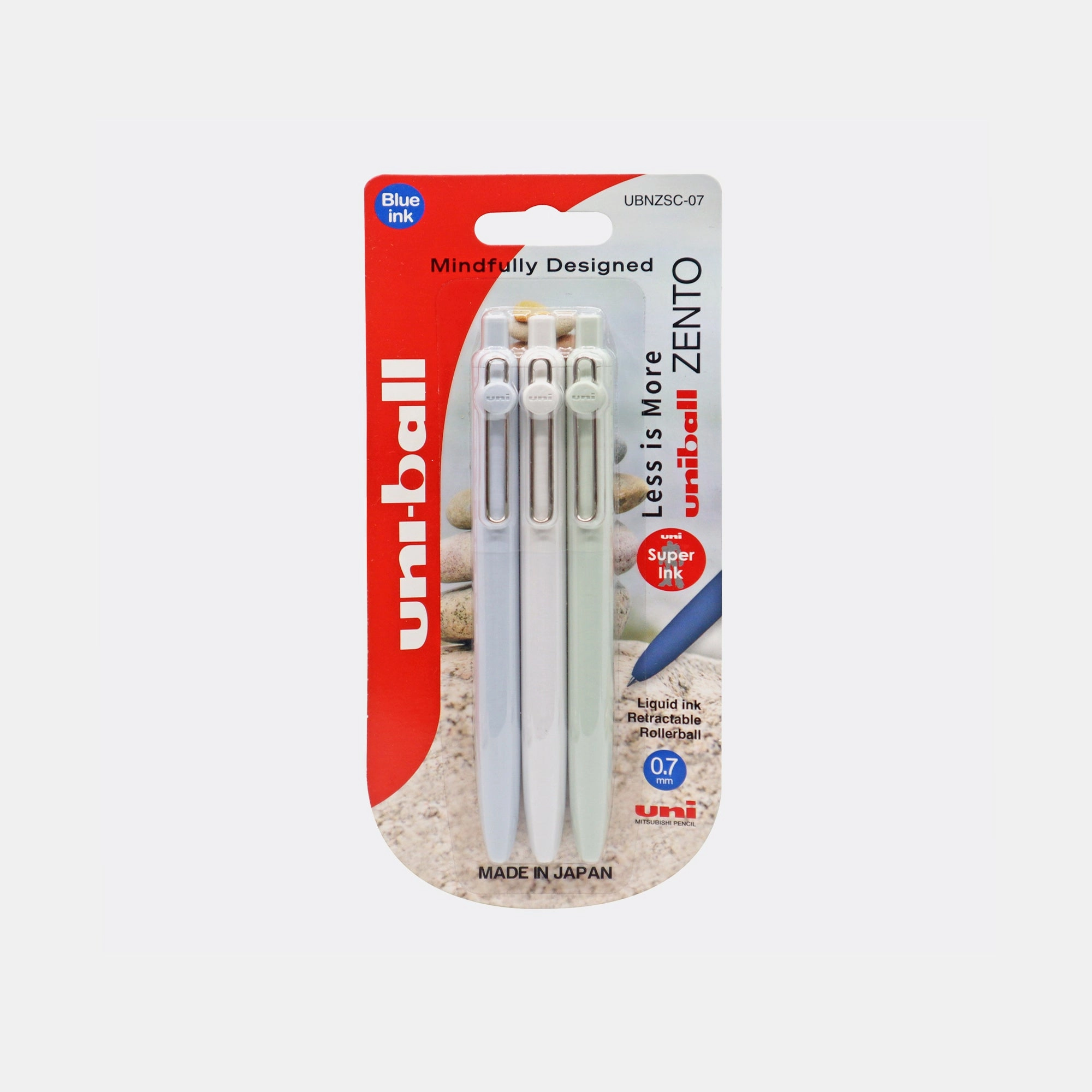 Uni-Ball Zento - 3 piece(s) 0.5Mm