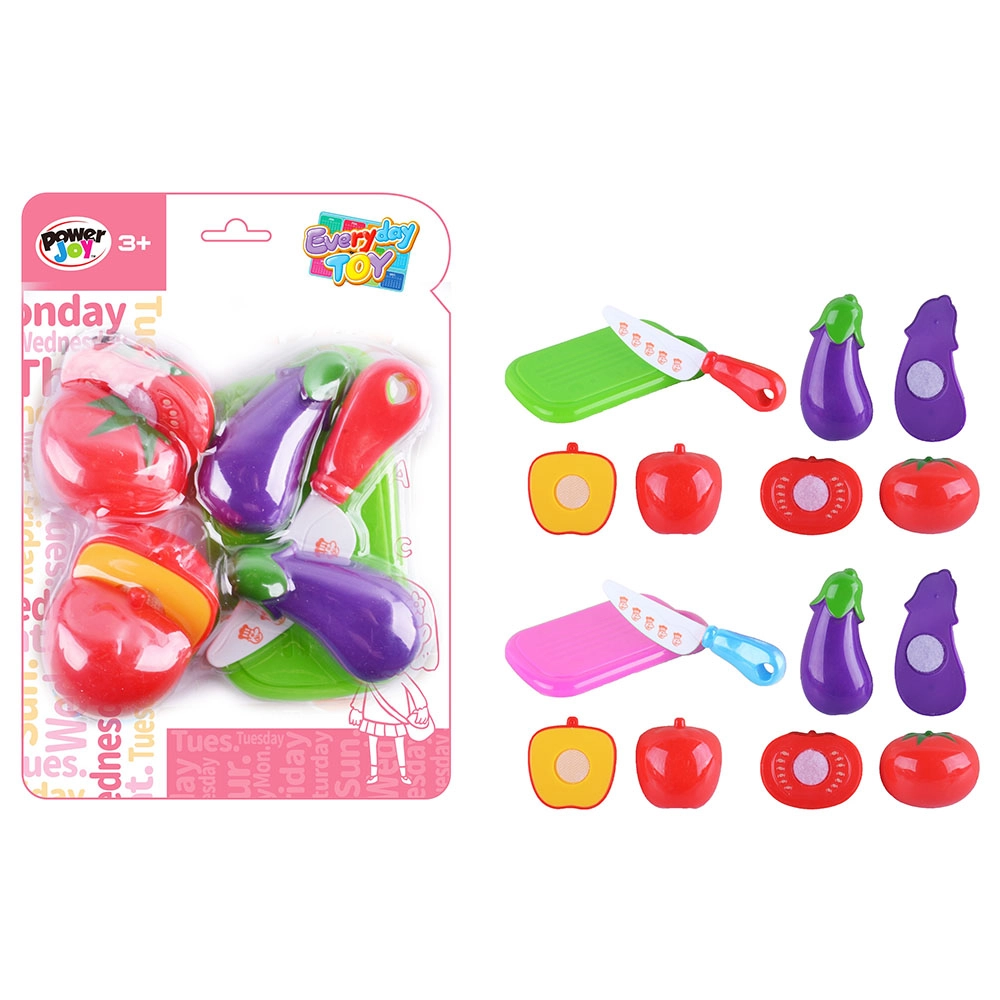 Power Joy Everyday Toy Fruit & Vegetable Set (AL-CRP1166)