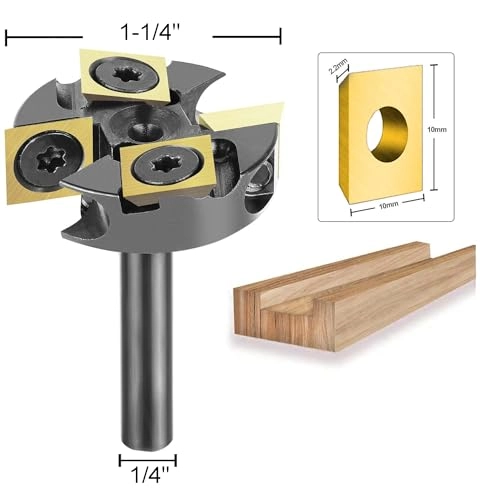 Spoilboard Surfacing Router Bit - 2.5 inch 1/2 inch