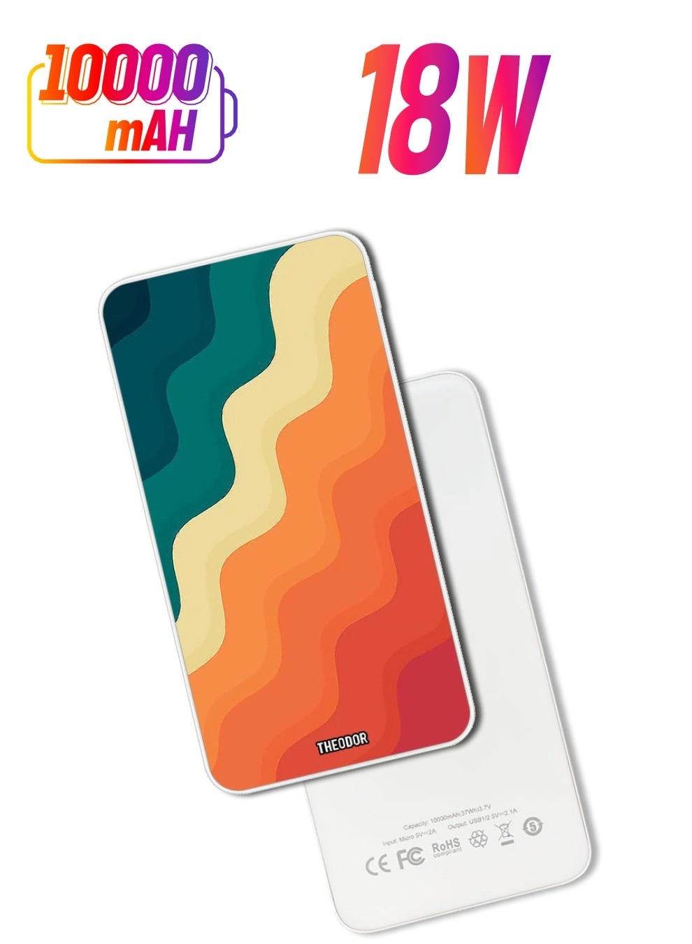 Theodor EX_PPBA115 - 10000 mAh 18W Quick Charging 3.0