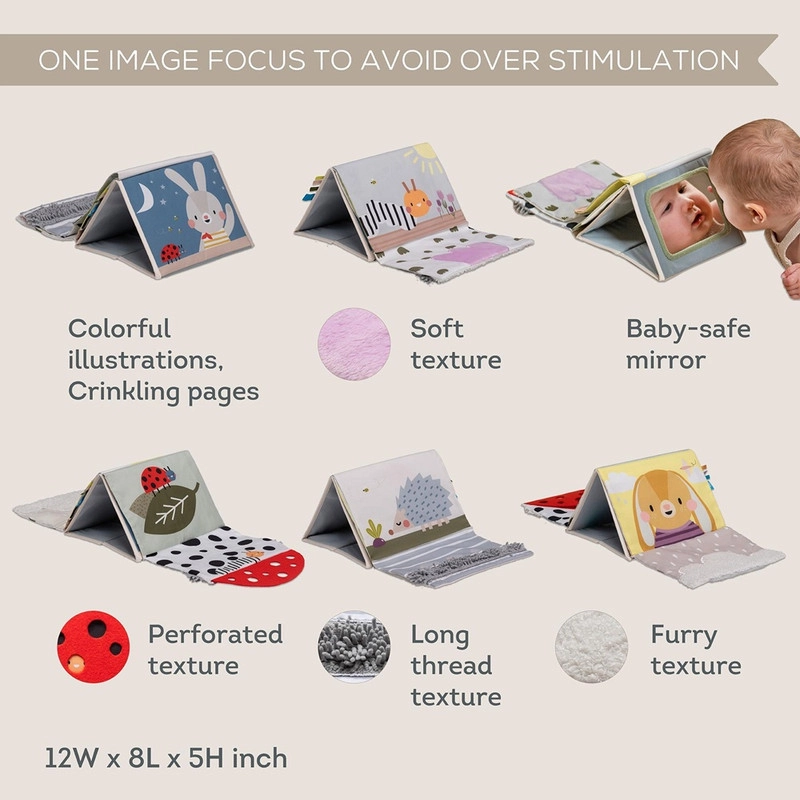 Tummy Time Sensory Book - Suitable for 0 month & above