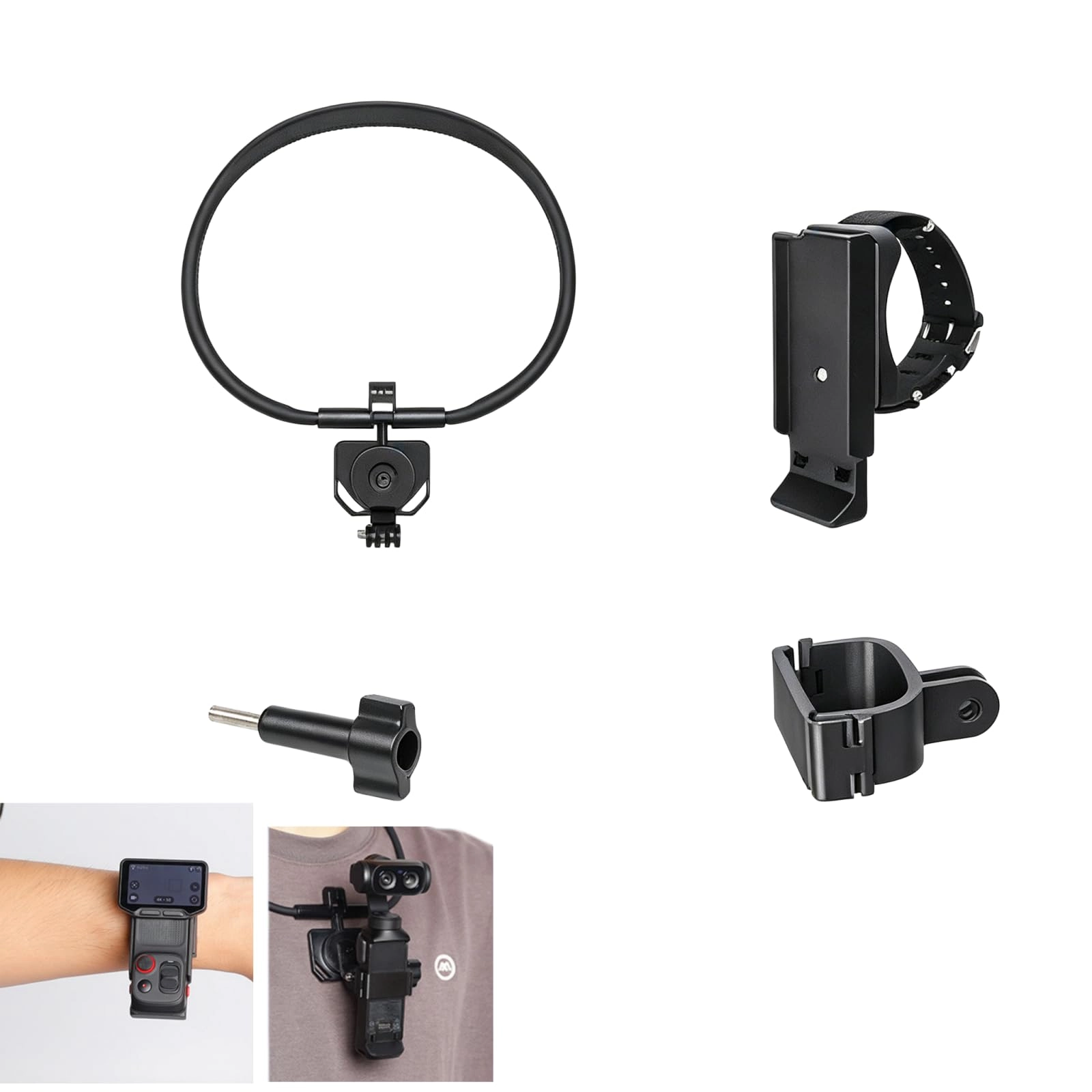 TEHAOUU Neck Mount Holder Kit - POV Chest Hanging
