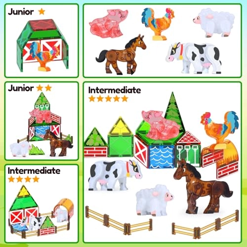 Magnetic Farm Animals - 30 pieces