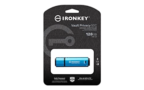 Ironkey Vault Privacy 50 - USB 3.2 Gen 1 USB Type C 128GB