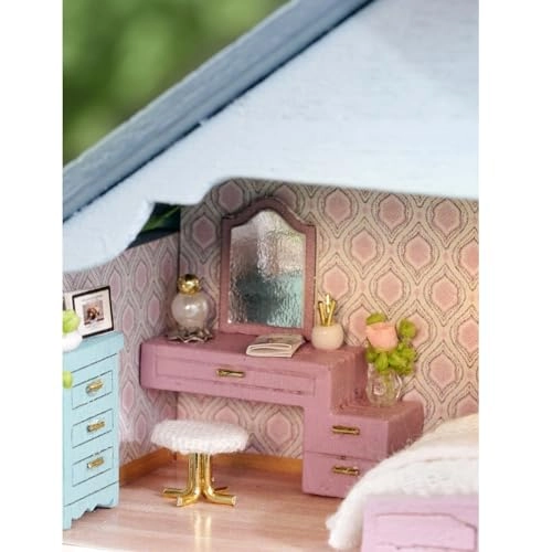 DIY Miniature Dollhouse Kit - Happy Manor 1:100